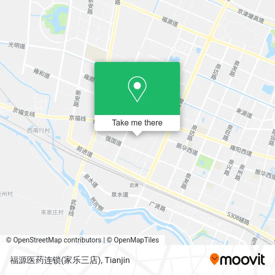 福源医药连锁(家乐三店) map