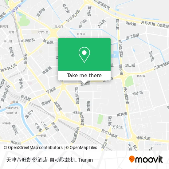 天津帝旺凯悦酒店-自动取款机 map
