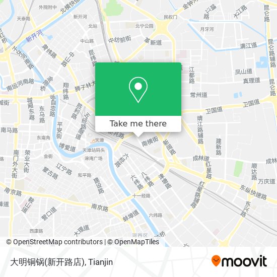 大明铜锅(新开路店) map