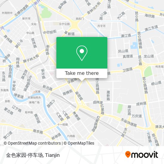 金色家园-停车场 map