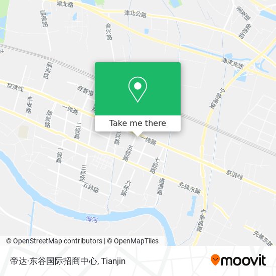 帝达·东谷国际招商中心 map
