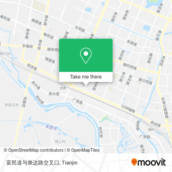 富民道与泉达路交叉口 map