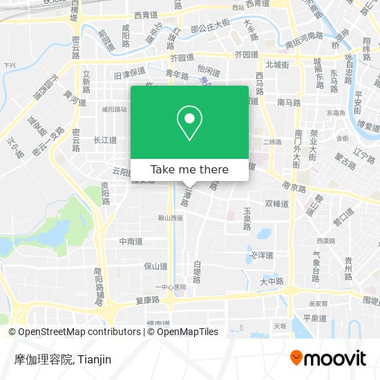 摩伽理容院 map