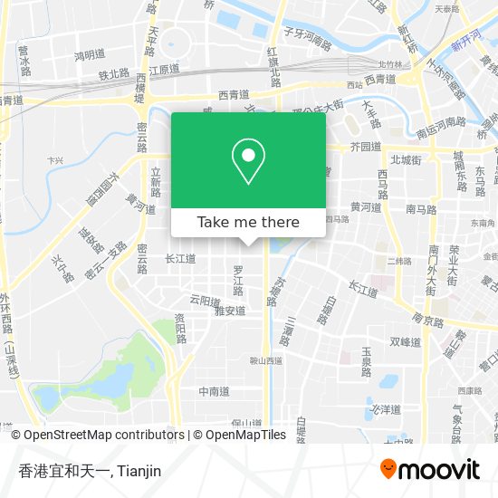 香港宜和天一 map