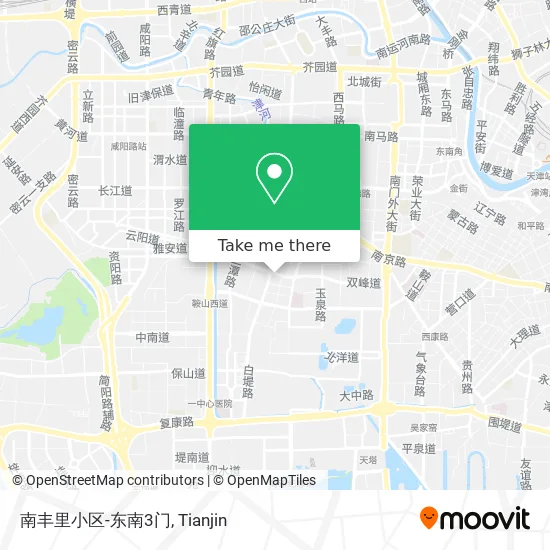 南丰里小区-东南3门 map