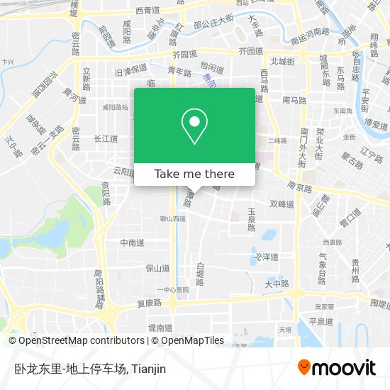 卧龙东里-地上停车场 map