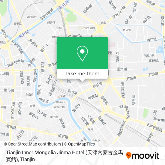 Tianjin Inner Mongolia Jinma Hotel (天津內蒙古金馬賓館) map