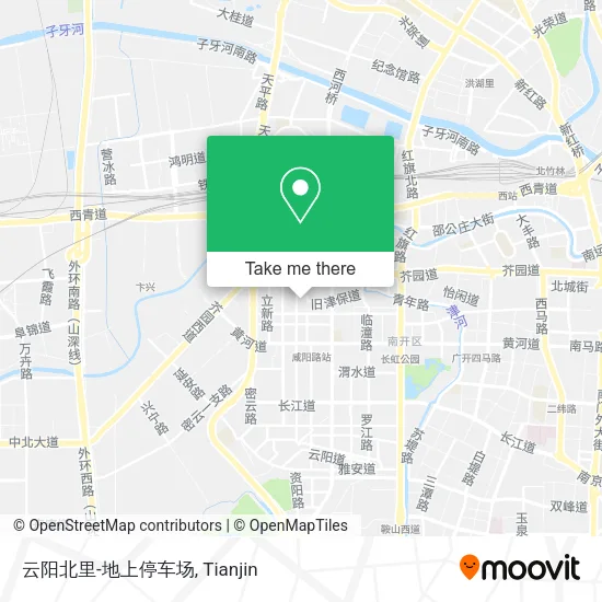 云阳北里-地上停车场 map