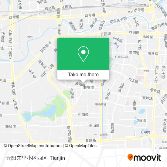 云阳东里小区西区 map