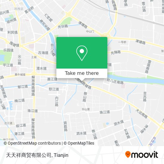 天天祥商贸有限公司 map
