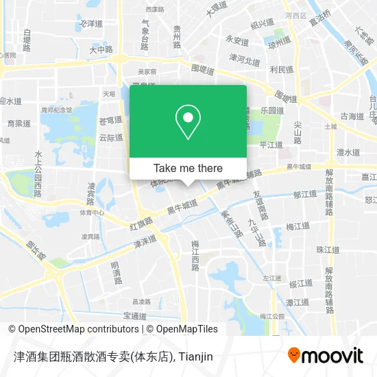 津酒集团瓶酒散酒专卖(体东店) map