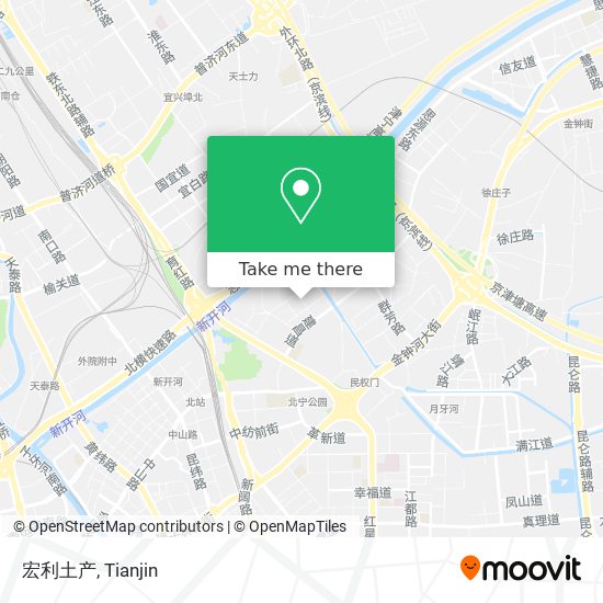 宏利土产 map