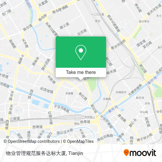 物业管理规范服务达标大厦 map