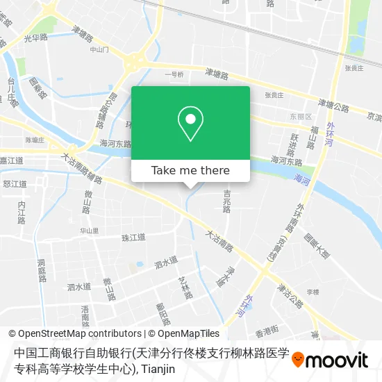 中国工商银行自助银行(天津分行佟楼支行柳林路医学专科高等学校学生中心) map