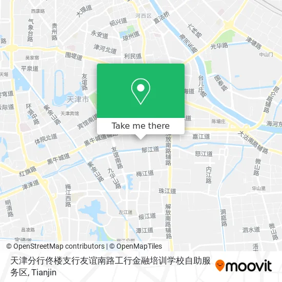 天津分行佟楼支行友谊南路工行金融培训学校自助服务区 map