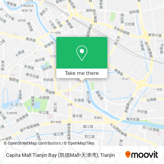 Capita Mall Tianjin Bay (凯德Mall•天津湾) map