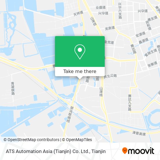 ATS Automation Asia (Tianjin) Co. Ltd. map