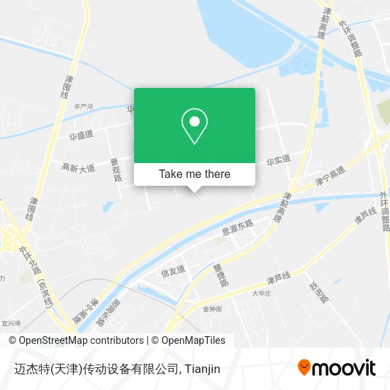 迈杰特(天津)传动设备有限公司 map