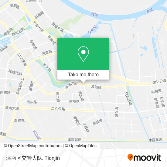 津南区交警大队 map