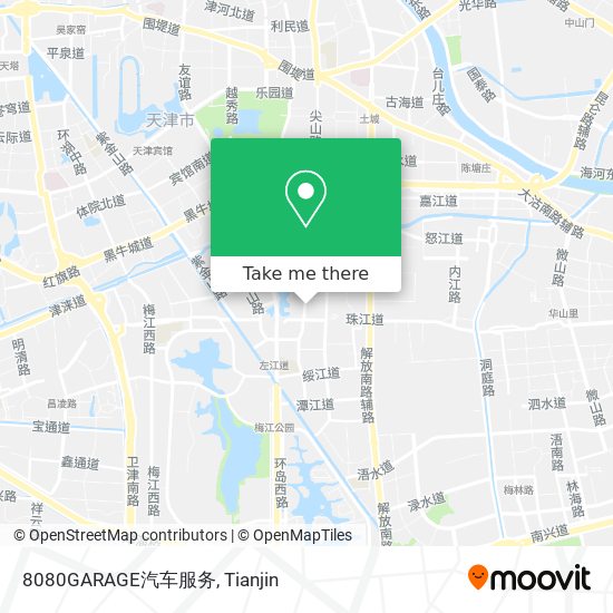 8080GARAGE汽车服务 map