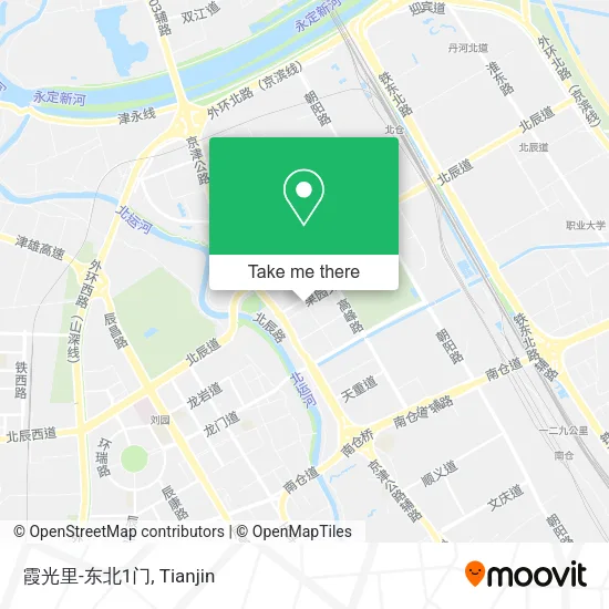 霞光里-东北1门 map