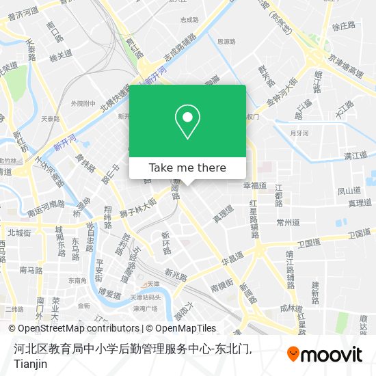 河北区教育局中小学后勤管理服务中心-东北门 map