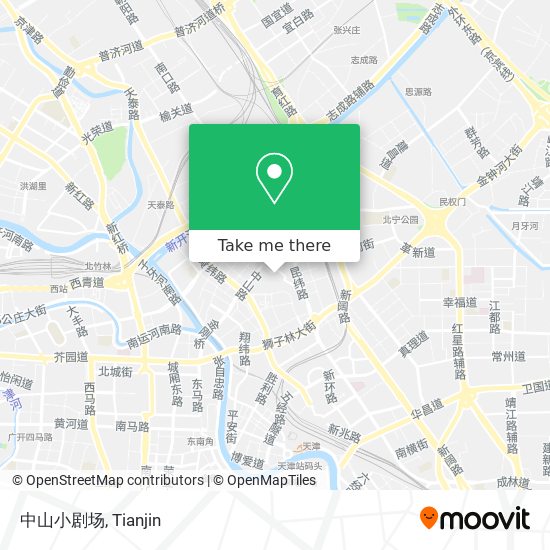 中山小剧场 map
