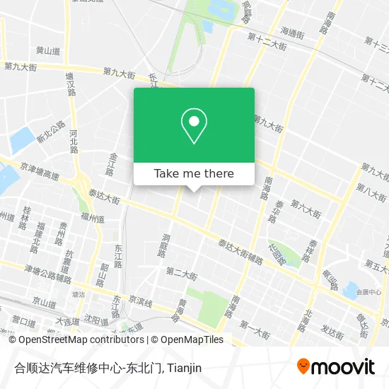 合顺达汽车维修中心-东北门 map