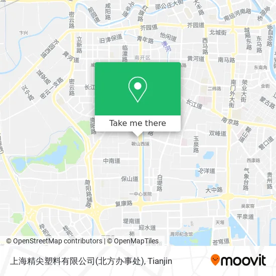 上海精尖塑料有限公司(北方办事处) map
