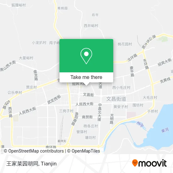 王家菜园胡同 map