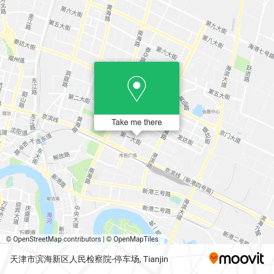 天津市滨海新区人民检察院-停车场 map