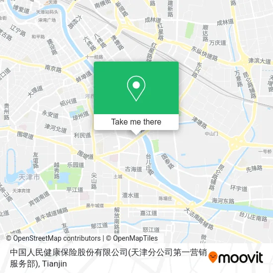 中国人民健康保险股份有限公司(天津分公司第一营销服务部) map