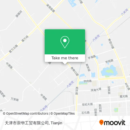 天津市崇华工贸有限公司 map