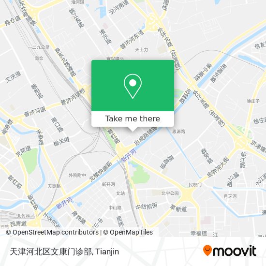 天津河北区文康门诊部 map