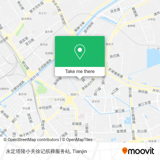 永定塔陵小关徐记殡葬服务站 map