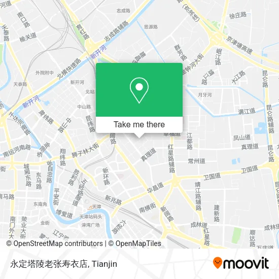 永定塔陵老张寿衣店 map