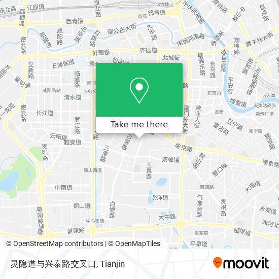灵隐道与兴泰路交叉口 map