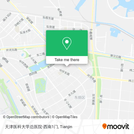 天津医科大学总医院-西南1门 map
