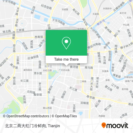 北京二商大红门冷鲜肉 map