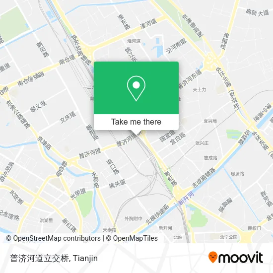 普济河道立交桥 map