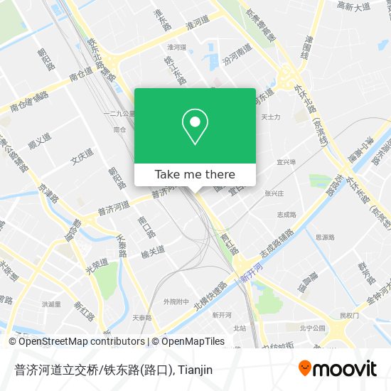 普济河道立交桥/铁东路(路口) map