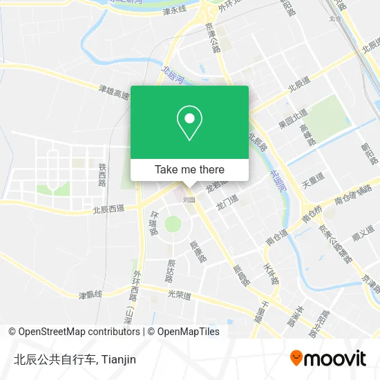 北辰公共自行车 map