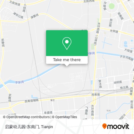 启蒙幼儿园-东南门 map