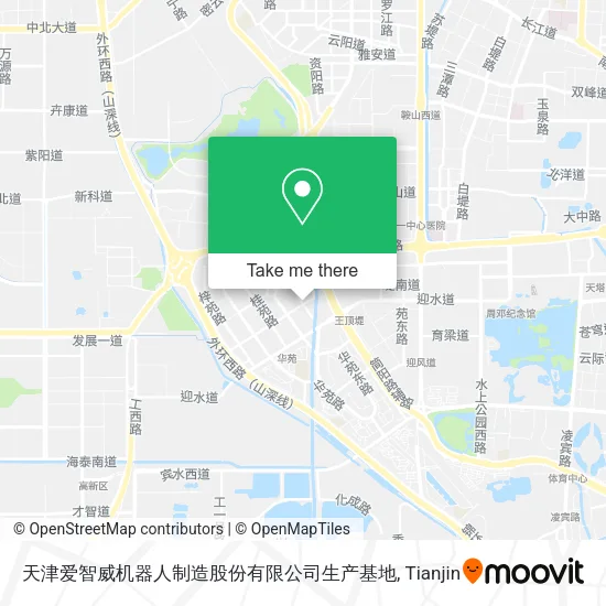 天津爱智威机器人制造股份有限公司生产基地 map