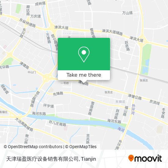 天津瑞盈医疗设备销售有限公司 map