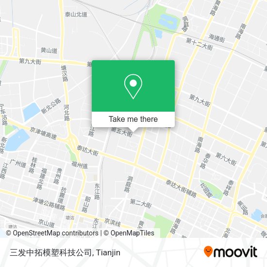 三发中拓模塑科技公司 map