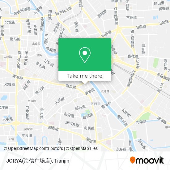 JORYA(海信广场店) map