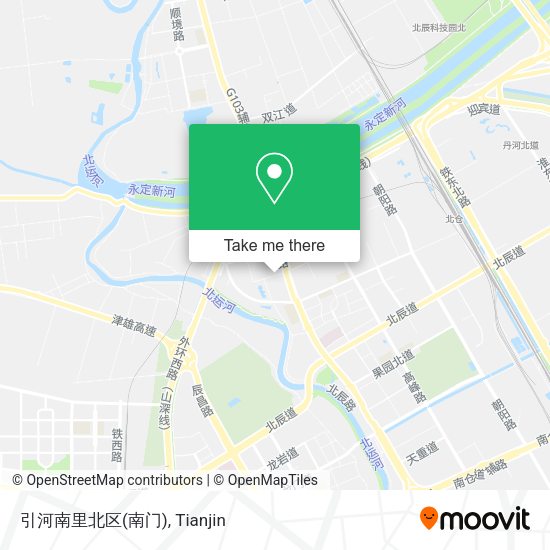 引河南里北区(南门) map