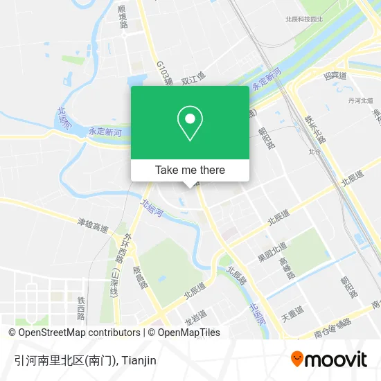 引河南里北区(南门) map