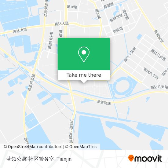 蓝领公寓-社区警务室 map